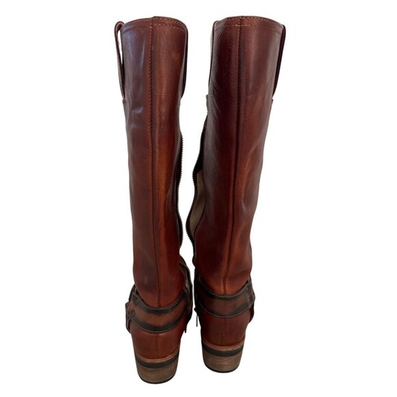 Freebird Women's Wagner Brown Leather Harness Boots Size 6 - Picture 4 of 8